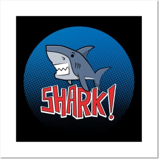 SHARK! Posters and Art